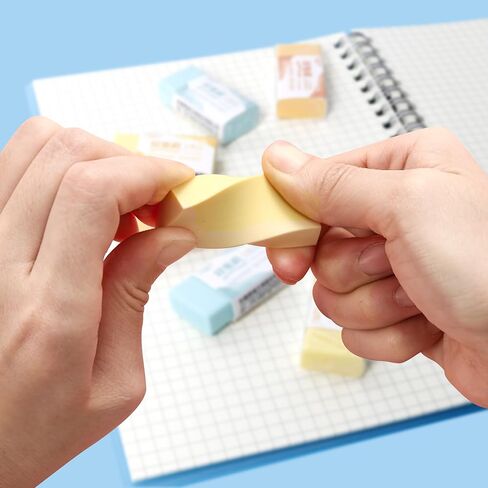 20 Pack Gradient Erasers,Teardrop Shape Pencil Eraser for Kids,Ideal for Art, Writing,School & Office in Kuwait