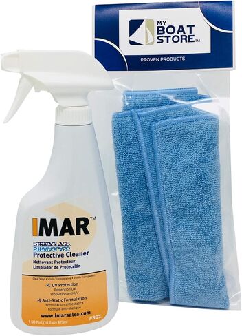 Imar 301 Strataglass Cleaner Bundle with a Microfiber Detailing Cloth (2 Total Items) in Kuwait