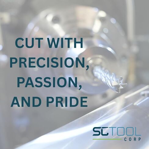 SCT10201 AX3 3-Flute, 1/2" Diameter, 1-1/2" Cutting Length, .015" Corner Radius, Center Cutting, 3" OAL, Un-Coated, 1/2" Shank Dia., High-Performance Aluminum & Non-Ferrous Machining in Kuwait