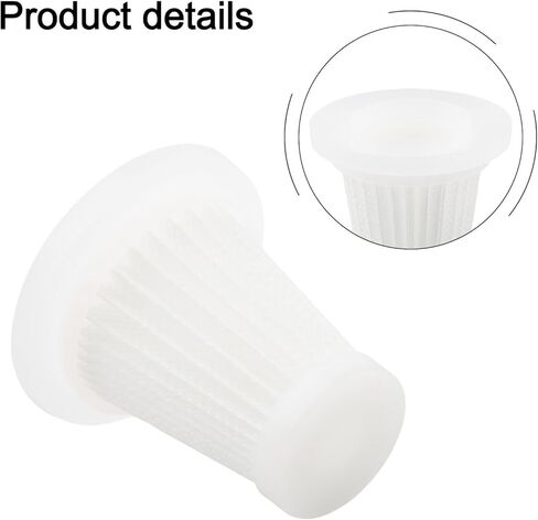 Reusable Vacuum Cleaner Filters 5-Pack Compatible with Airify Pro V2, White Replacement Accessories to Maintain Peak Performance and Improve Air Quality in Home Cleaning in Saudi Arabia