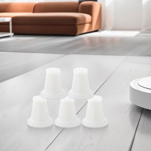 Reusable Vacuum Cleaner Filters 5-Pack Compatible with Airify Pro V2, White Replacement Accessories to Maintain Peak Performance and Improve Air Quality in Home Cleaning in Saudi Arabia