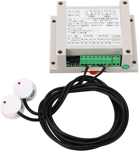 Toypond Water Level Switch, Intelligent Non-Contact Liquid Level Controller, Adjustable Sensitivity Automatic Water Level Control Sensor, AC100-260V, Pump High and Low Water Inlet Control in Saudi Arabia
