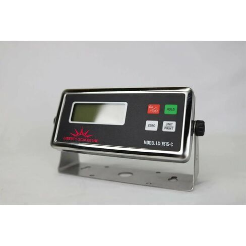 مؤشر ميزان ليبرتي LS-7515-C البديل - مؤشر رقمي عالي الدقة متوافق مع أي ميزان أرضي أو مقعد - متعدد الوحدات (رطل/كجم/أونصة)، للاستخدام الصناعي والتجاري in Saudi Arabia