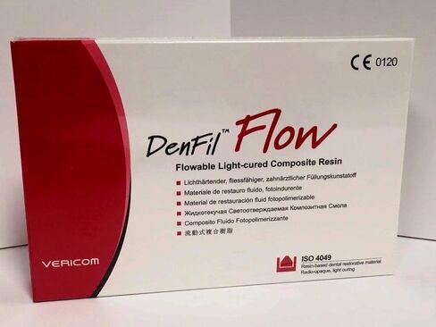 Vericom FR102-A2KIT DenFil Flow Flowable Composite Syringe Kit A2 4/Pk 2 Gm in Kuwait