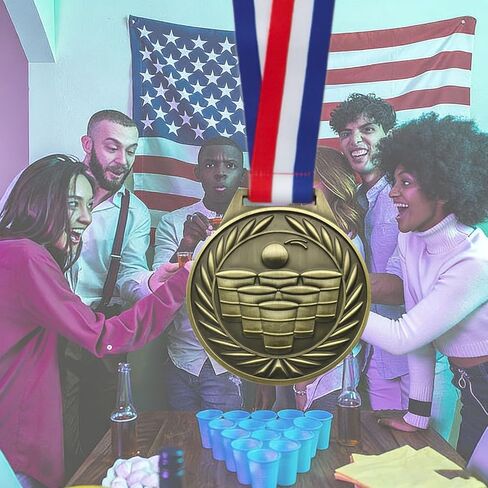 Beer Pong Medal，Beer Pong Game Prizes, Perfect for Family Gatherings, Birthdays, Concerts, Weddings, Barbecues, Beach Vacations and More in Kuwait