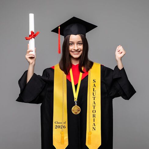 5 قطع من وشاح التخرج من فئة 2026 مع حبل شرف وسام جائزة التخرج in Kuwait