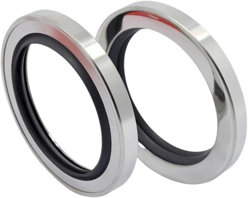 PTFE+304SUS 100 * 120 * 125 * 130 * 12 Double lips Air Compressor Shaft PTFE Stainless steel Oil Seal (Double lips 100 * 125 * 12) in Saudi Arabia
