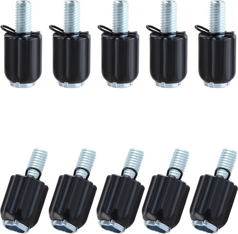 KEWAYO Bike Transmission Fine Adjustment Screws Index Adjusting Barrel M5 Downtube Barrel Adjuster for Bicycle Transmission Front and Rear Paddle Adjustment Brake Adjustment, etc. (M5) 10PCS in Saudi Arabia