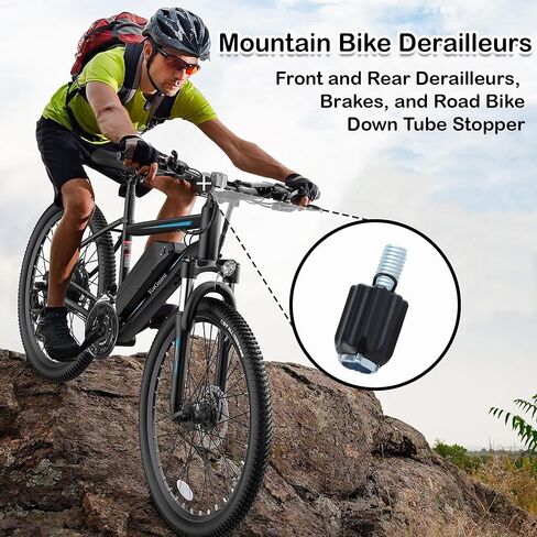 KEWAYO Bike Transmission Fine Adjustment Screws Index Adjusting Barrel M5 Downtube Barrel Adjuster for Bicycle Transmission Front and Rear Paddle Adjustment Brake Adjustment, etc. (M5) 10PCS in Saudi Arabia