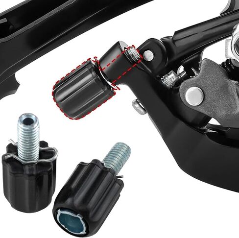KEWAYO Bike Transmission Fine Adjustment Screws Index Adjusting Barrel M5 Downtube Barrel Adjuster for Bicycle Transmission Front and Rear Paddle Adjustment Brake Adjustment, etc. (M5) 10PCS in Saudi Arabia