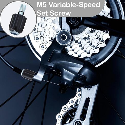 KEWAYO Bike Transmission Fine Adjustment Screws Index Adjusting Barrel M5 Downtube Barrel Adjuster for Bicycle Transmission Front and Rear Paddle Adjustment Brake Adjustment, etc. (M5) 10PCS in Saudi Arabia