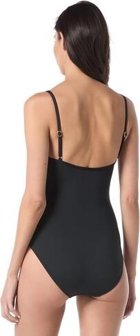 Vince Camuto Women's Solid Tie Front Halter One Piece in Saudi Arabia