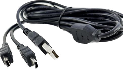 كابل مقسم USB صغير 10FT من OMNIHIL متوافق مع Native Instruments Traktor Audio 2 MK2 in Saudi Arabia