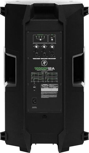 Mackie (2) Thump12A THUMP-12A 1300W 12 بوصة مكبر صوت يعمل بالطاقة (زوج) مع حامل مكبر صوت EMB + ميكروفون EMB وحزمة كابل EMB XLR in Saudi Arabia