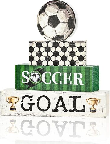 ابتسامة 4 أجهزة كمبيوتر كتل خشبية ، علامات ، ديكورات هالوين سعيدة ، خدعة أو علاج ديكور المزرعة ريفي لفيل الطاولة المنزلية على الرف والمطبخ in Kuwait