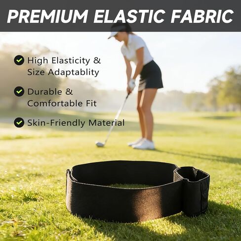 Slider Golf Training Aid, Adjustable Swing Correcting Arm Band, Sliders Training Aids for Men & Women Postures Correction, Improve Swing Stability-1pc in Kuwait
