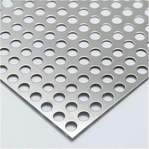 Stainless Steel Perforated Plate - Leak-Proof Window Pads, Easy Installation, Durable Metal Sheets in Sizes 0.2x1m to 0.6x1m for Home & Industrial Use in Kuwait