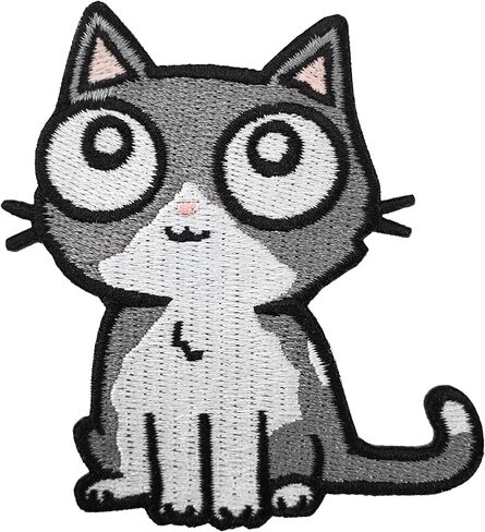 Gray Cat Patch - Hook and Loop Tactical Morale Patch in Saudi Arabia
