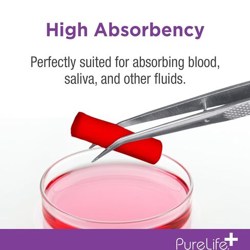 لفات قطنية للاسنان | 2000 باك | سدادات نزيف الأنف فائقة الامتصاص، مقاس 1.5 بوصة من القطن المرن للفم | لفات شاش غير معقمة، مريحة للاستخدام في طب الأسنان in Kuwait