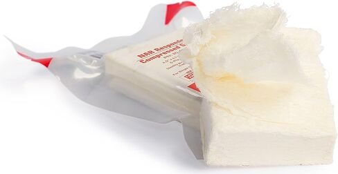 North American Rescue Responder Compressed Gauze (Rolled) NAR Sterile Cotton Bandage for Bleeding Control, Wounds, Injuries (30-0182) in Kuwait