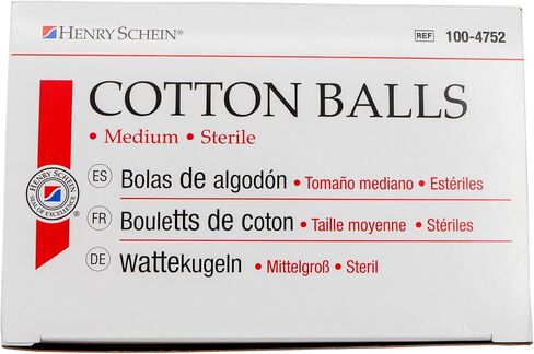 Cotton Ball, Medium, 500 Count/Box, 100% Pure Cotton Balls for Personal Care, Medical use, Makeup in Saudi Arabia
