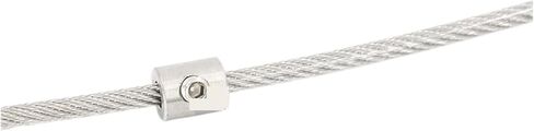 2pcs 304 Stainless Steel Handscrew Clamp Wire Rope Clip with Hexagon Grub Screw Bolts Buckle for 2 3 4 5 6 8 10 12mm(For 14mm wire) in Saudi Arabia