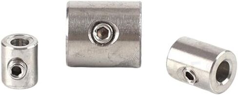 2pcs 304 Stainless Steel Handscrew Clamp Wire Rope Clip With Hexagon Grub Screw Bolts Buckle For 2 3 4 5 6 8 10 12mm Cable(For 8mm Wire Rope) in Saudi Arabia