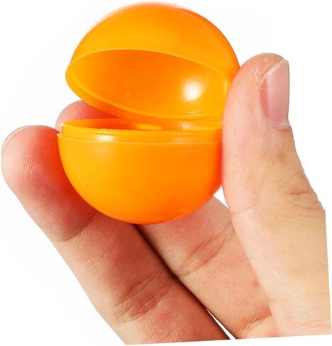 Toyvian 100pcs Colorful Raffle Balls 4cm Fillable Mini Plastic Balls for Party Games Vending Machines and Fun Raffle Drawings in Kuwait