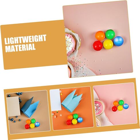 Kisangel 100pcs Colorful Raffle Balls 4cm Openable Plastic Capsules for Kids Party Games Vending Machine Prizes and Drawing Events in Kuwait