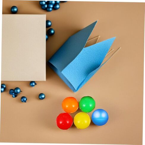 Kisangel 100pcs Colorful Raffle Balls 4cm Openable Plastic Capsules for Kids Party Games Vending Machine Prizes and Drawing Events in Kuwait