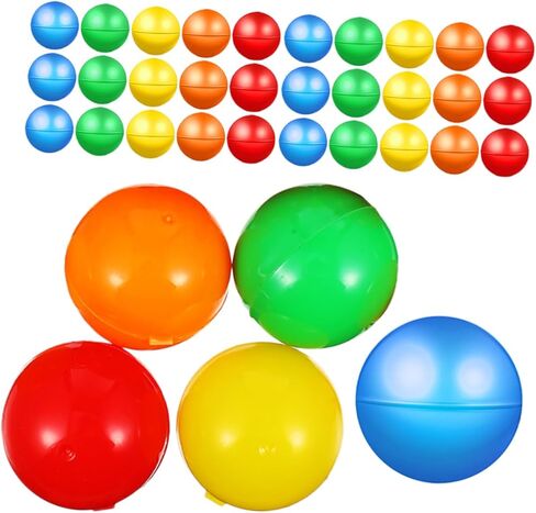 Milisten 100pcs Enhanced Engagement Raffle Balls Plastic Hollow Balls for Party Event Vending Machine in Kuwait
