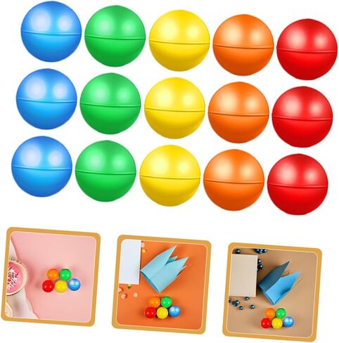 Milisten 100pcs Enhanced Engagement Raffle Balls Plastic Hollow Balls for Party Event Vending Machine in Kuwait