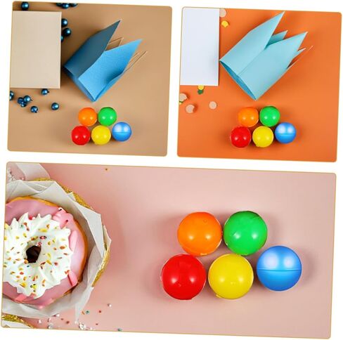 Milisten 100pcs Enhanced Engagement Raffle Balls Plastic Hollow Balls for Party Event Vending Machine in Kuwait