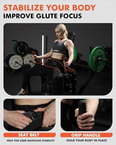 GMWD Hip Abductor Machine,3D ARC Motion Hip Abductor Machine,300lbs Capacity Plate Loaded Hip Abduction Machine,Hip Abductor-Inner and Outer Thigh Machine for Home Gym in Kuwait