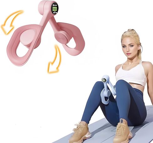 Mireva Fit Leg & Pelvic Master: آلة تمرين الفخذ الداخلي. أعد تشكيل منحنياتك واستعيد قوتك باستخدام تونر اليوغا المجهز بالعداد. آلة تمرين العضلات in Saudi Arabia