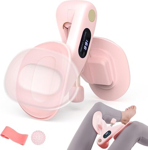 Thigh Exerciser, Pelvic Floor Muscle Trainer, Inner Thigh Kegel Exercise Workout Equipment for Women and Men, Home Fitness Strengthen Machine for HIPS, Butt, Legs in Saudi Arabia