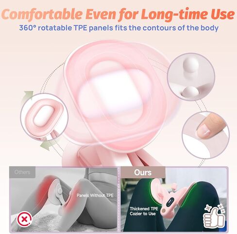 Thigh Exerciser, Pelvic Floor Muscle Trainer, Inner Thigh Kegel Exercise Workout Equipment for Women and Men, Home Fitness Strengthen Machine for HIPS, Butt, Legs in Saudi Arabia