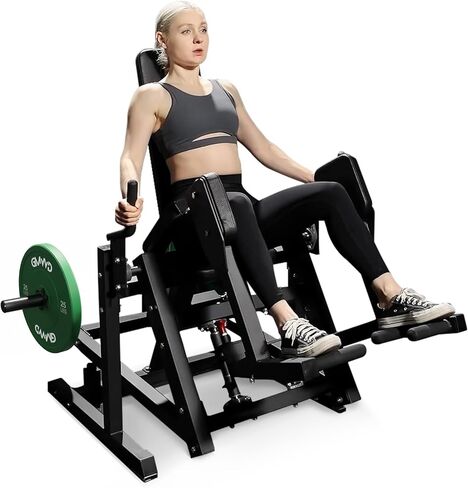 GMWD Hip Abductor Machine, 3D ARC Motion Hip Abductor Machine, 300lbs Capacity Plate Loaded Hip Abduction Machine, Inner and Outer Thigh Machine for Home Gym in Kuwait