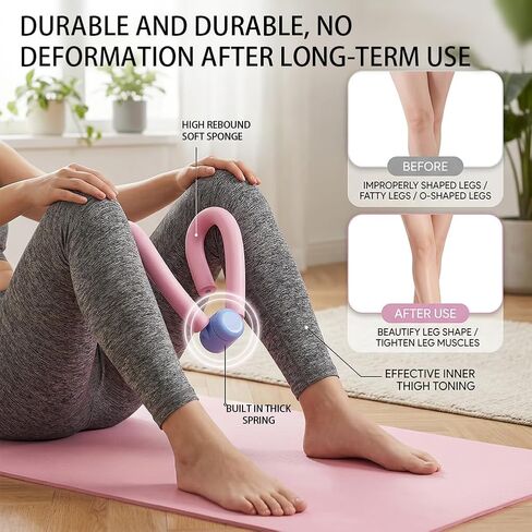 Thigh Master، تونر عضلات البطن للساقين والذراعين والصدر والأرداف الخلفية، معدات اللياقة البدنية المنزلية لفقدان الوزن in Saudi Arabia
