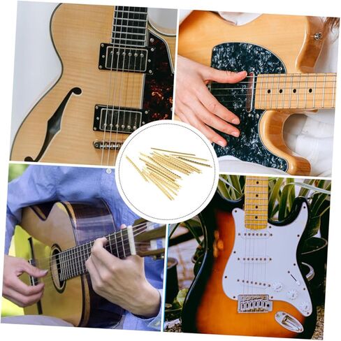 20pcs Guitar Fret Wire Fret Wires for Acoustic and Electric Guitars Durable Fingerboard Supplies for Musicians and Enthusiasts Thickness in Saudi Arabia