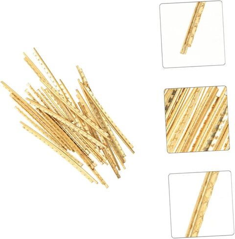 20pcs Guitar Fret Wire Fret Wires for Acoustic and Electric Guitars Durable Fingerboard Supplies for Musicians and Enthusiasts Thickness in Saudi Arabia