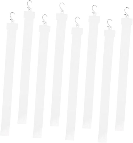 24pcs Retail Store Display Strips Hooks Merchandising Hanging for Supermarket Convenience Store Organized Product Hanging in Kuwait