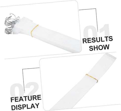 24pcs Retail Store Display Strips Hooks Merchandising Hanging for Supermarket Convenience Store Organized Product Hanging in Kuwait