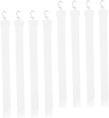 24pcs Retail Store Display Strips Hooks Merchandising Hanging for Supermarket Convenience Store Organized Product Hanging in Kuwait