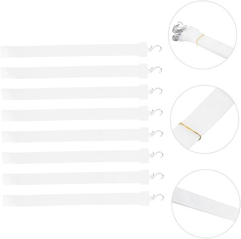 24pcs Retail Store Display Strips Hooks Merchandising Hanging for Supermarket Convenience Store Organized Product Hanging in Kuwait