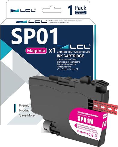 LCL SP-1 SP01 تسامي خراطيش حبر SP01BKS حبر عالي السعة متوافقة مع طابعات الأخ-thermo sp-1 (حزمة واحدة أسود) in Kuwait