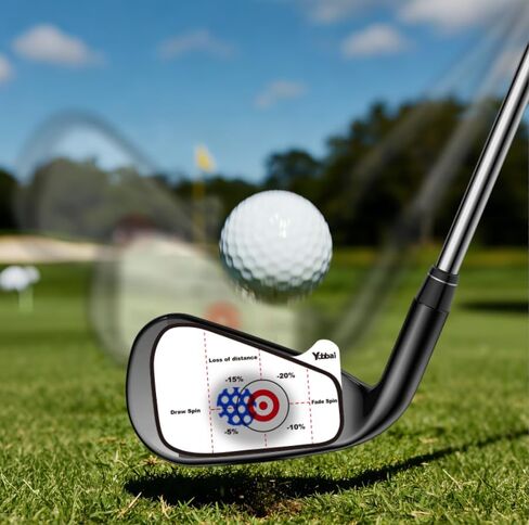 Golf Impact Tape - High-Resolution Strike Stickers for Iron, Wood & Fairway Clubs, Non-Residue, Swing Training Aid Impact Labels in Kuwait
