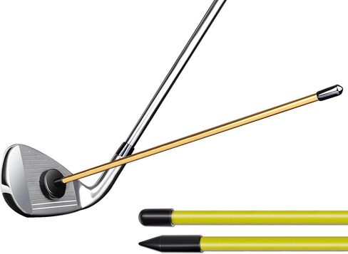 عبوتان من أعواد محاذاة الجولف مقاس 40 بوصة مع قضيب محاذاة نادي الجولف المغناطيسي، تصور يوضح هدف تأرجح الجولف الصحيح، أعواد محاذاة احترافية لممارسة مدرب التأرجح in Kuwait