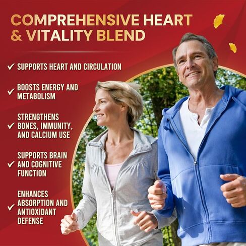 مكمل كبسولات الفلفل الحار | 18 في 1 3000 مجم لكل حصة مع مرافق الإنزيم Q10 وفيتامينات D3 وK2 وE والشمندر | يدعم الدورة الدموية الصحية، والحماية من مضادات الأكسدة، ووظيفة التمثيل الغذائي* | 240 كبسولة in Kuwait