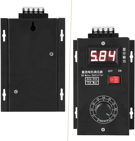 Universal 6V - 90V PWM DC Motor Speed Controller PLC 15A Display Motor Governor with 20A Ceramic for DC Motor in Saudi Arabia